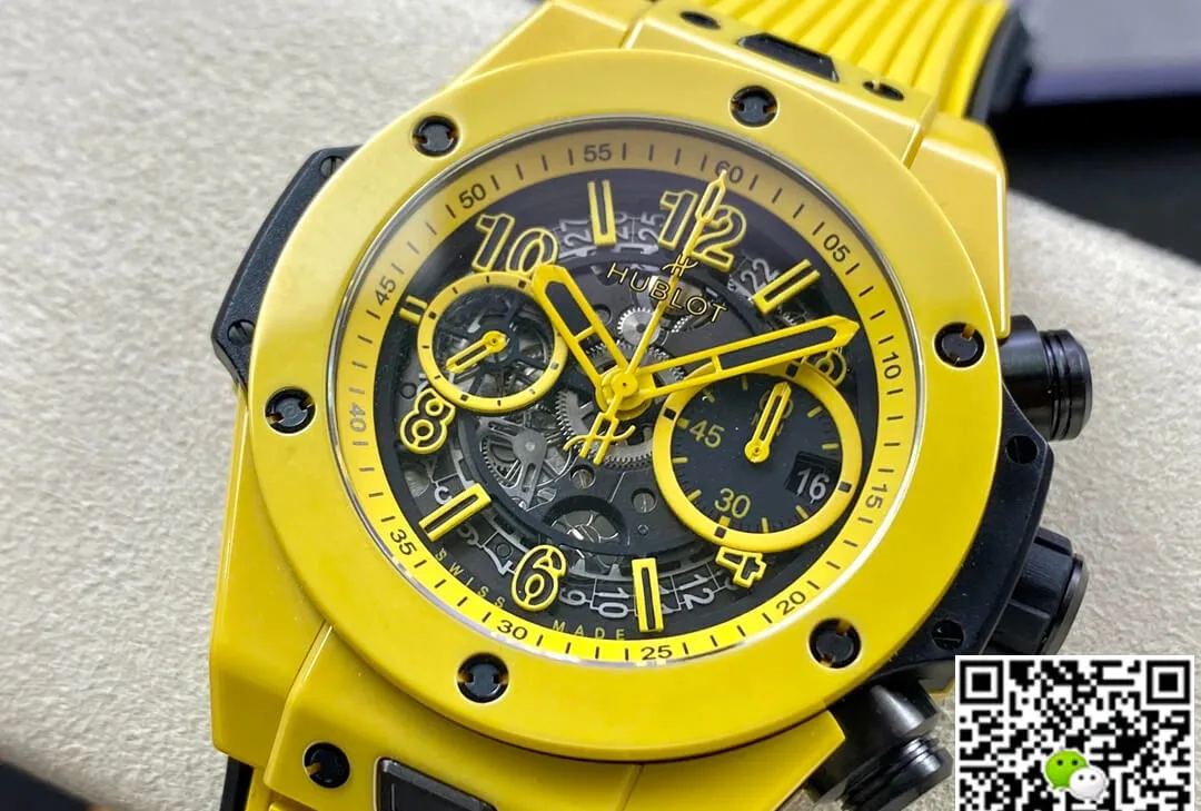 Hublot BIG BANG Unico 441.CY.471Y.RX ZF Factory 1:1 Best Edition Replica Watch Yellow Ceramic Case